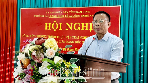 16 sinh viên hoàn thành thực tập trải nghiệm lao động tại Cộng hòa Liên bang Đức